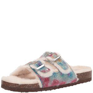 Steve Madden Girls Shoes Girls Leena Flat Sandal, Tie Dye, 4 Big Kid